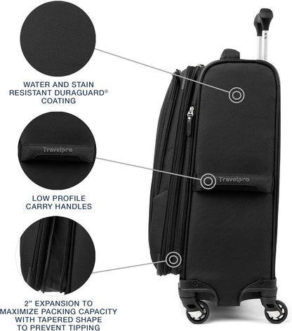 Maxlite 5 Carry-On Luggage I Lightweight Expandable Spinner encalife