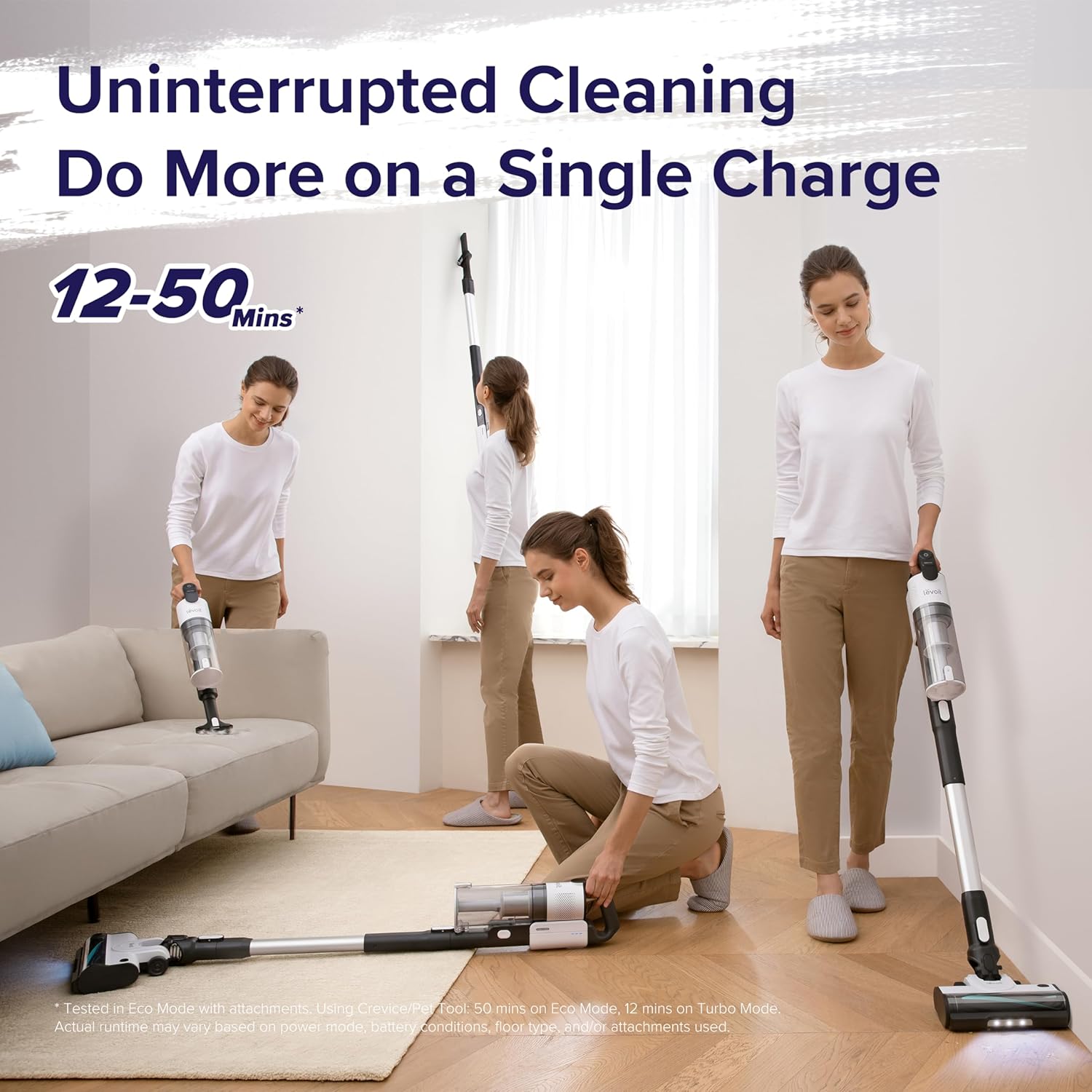 LEVOIT Lightweight Tangle Resistant Cordless Vacuum encalife