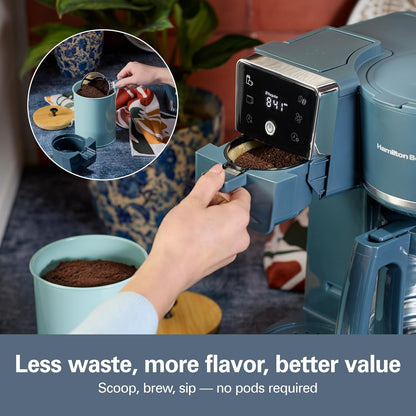 2-Way Hot Iced Single Serve Coffee Maker encalife