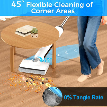 Cordless Wet Dry Vacuum Mop Cleaner encalife