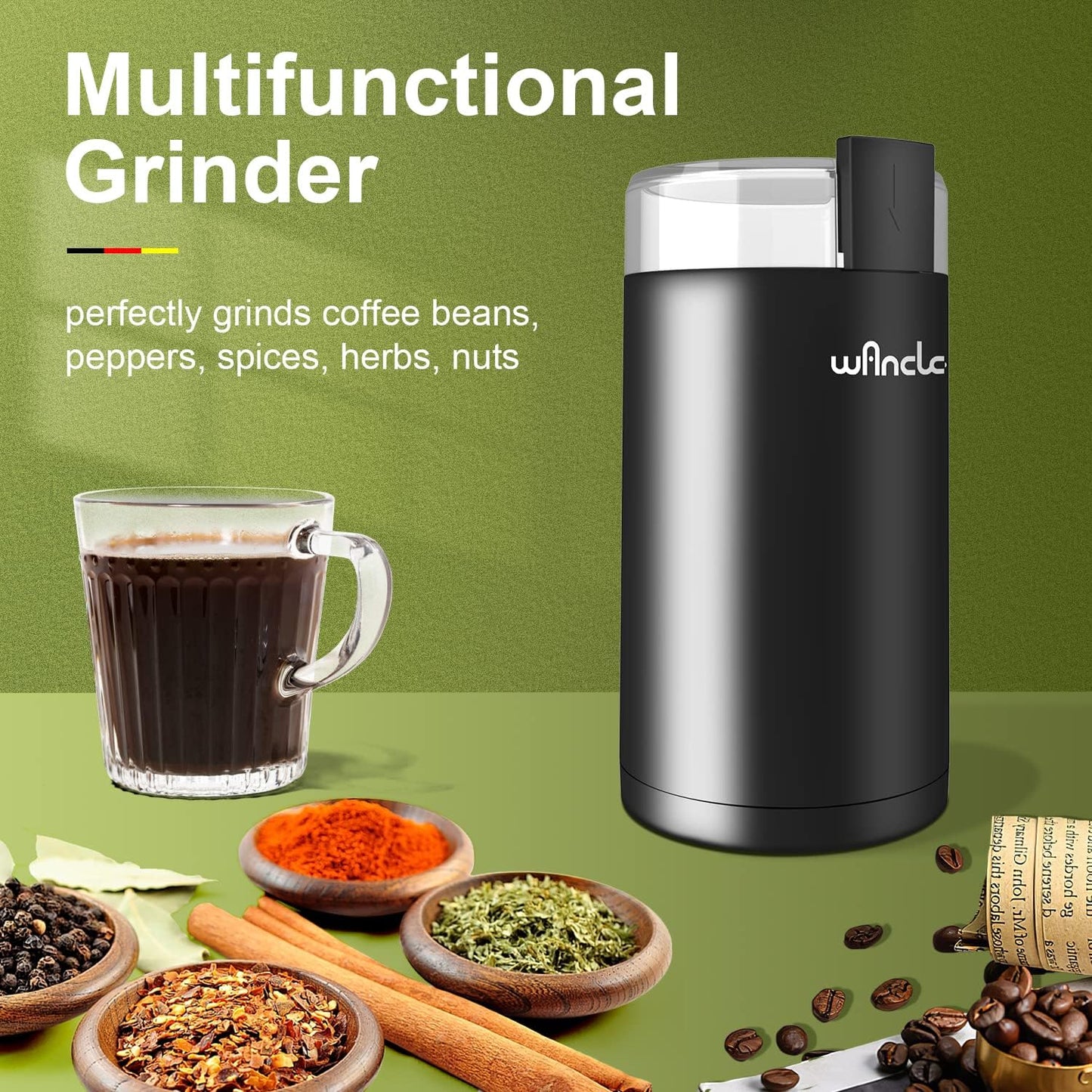 One Touch Coffee Grinder encalife
