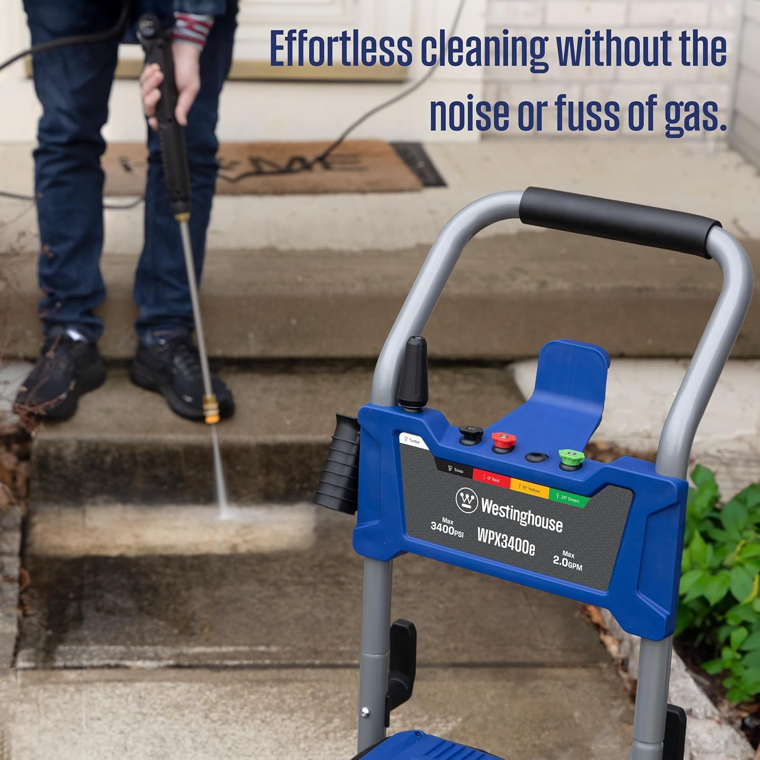 Pressure Washer | 3400 PSI Brushless Electric Cleaner encalife