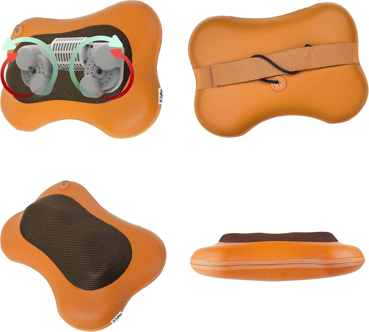 Neck & Back Massager I 3D Shiatsu with Heat encalife