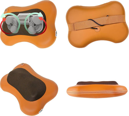 Neck &amp; Back Massager I 3D Shiatsu with Heat encalife