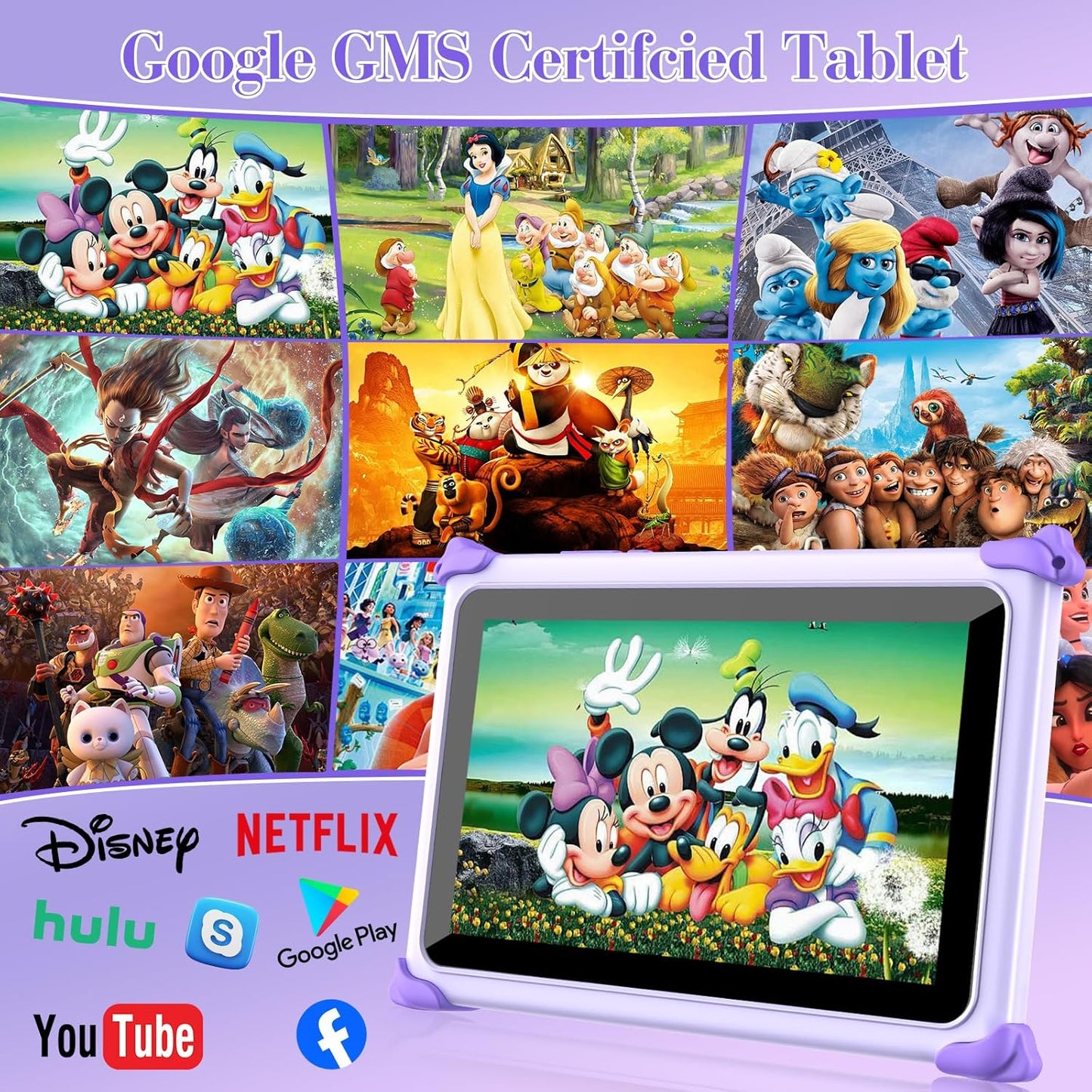 Zcobro 7” Kids Tablet I Toddler Learning Tablet encalife