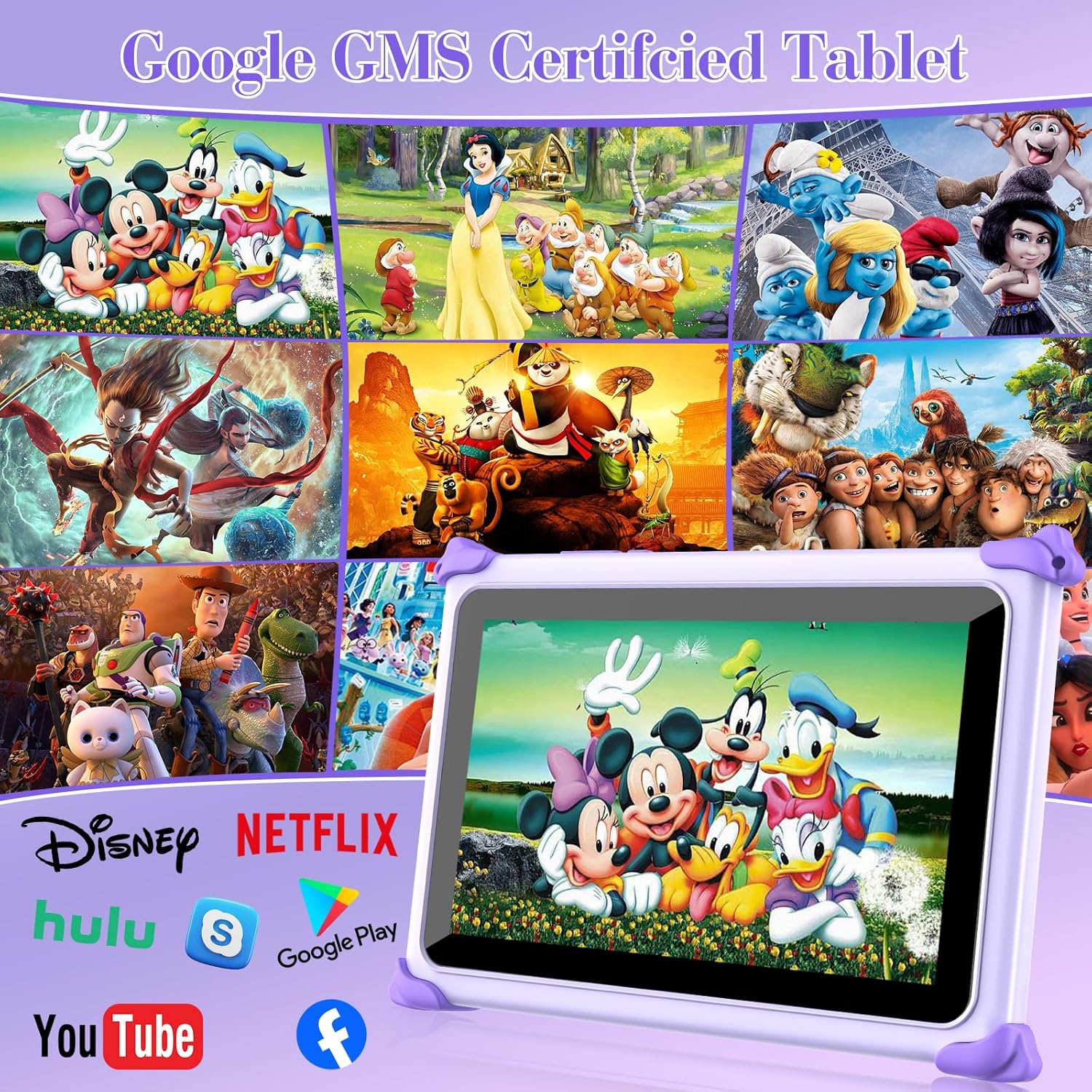 Zcobro 7” Kids Tablet I Toddler Learning Tablet encalife