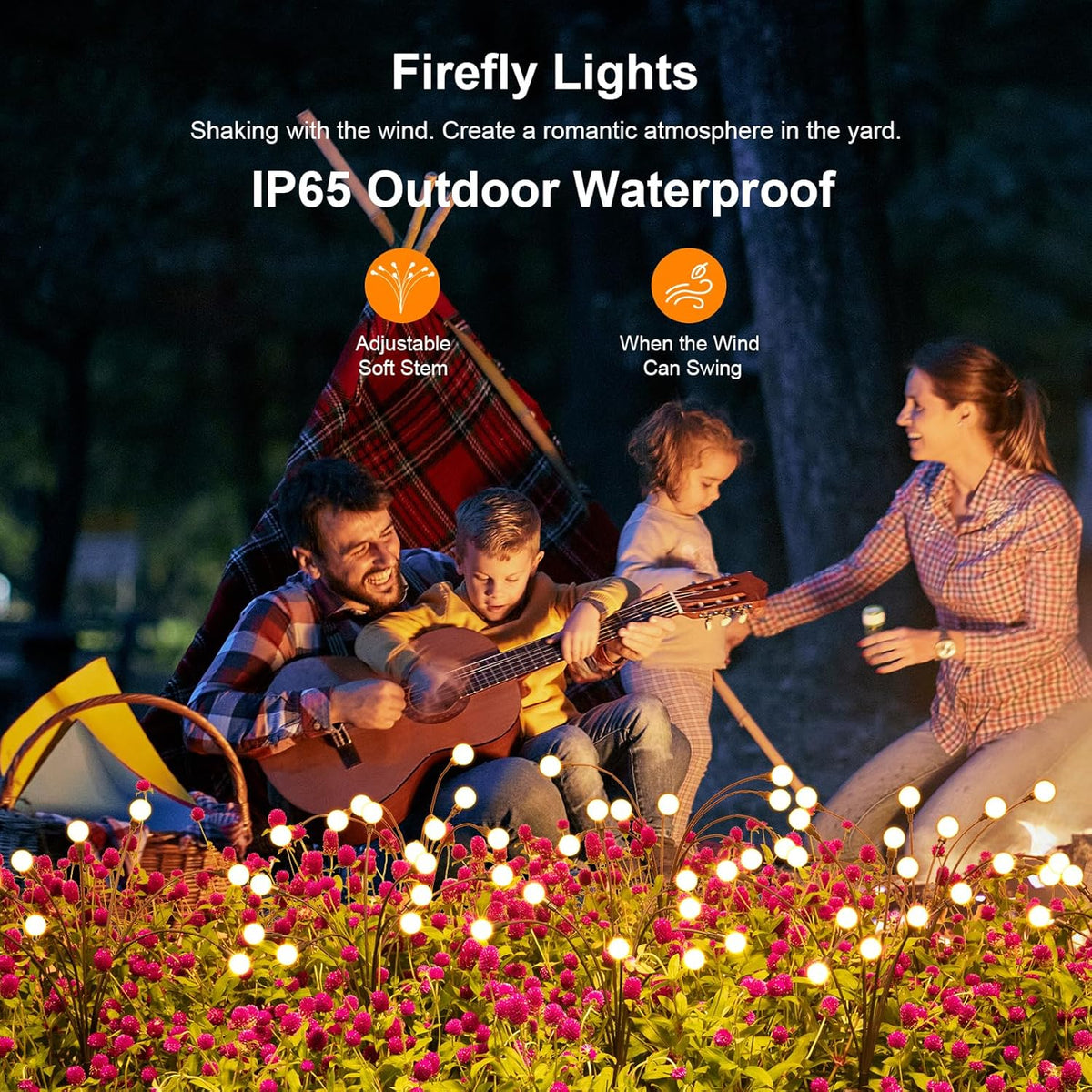Dancing Firefly Solar Garden Lights for Magical Evenings encalife