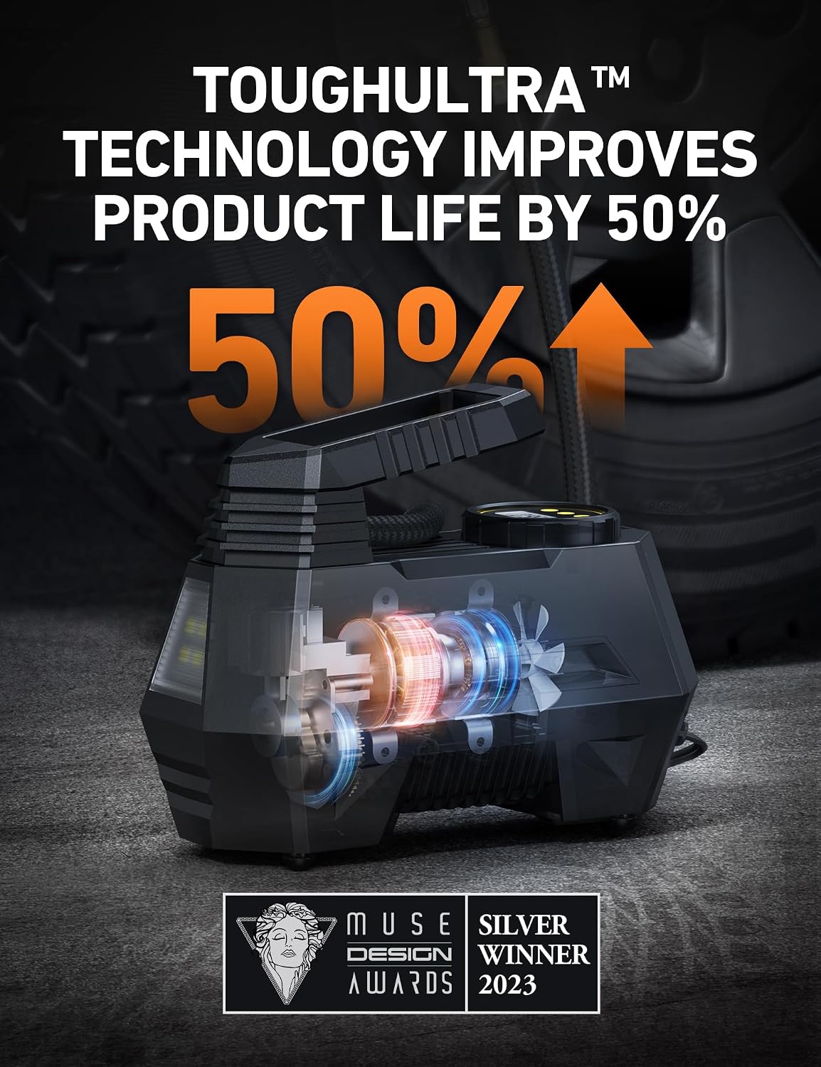Portable Tire Inflator For Fast Roadside Emergencies encalife