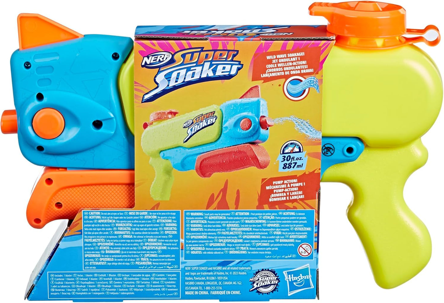 NERF Wave Spray Water Gun I Wild Wavy Blaster encalife