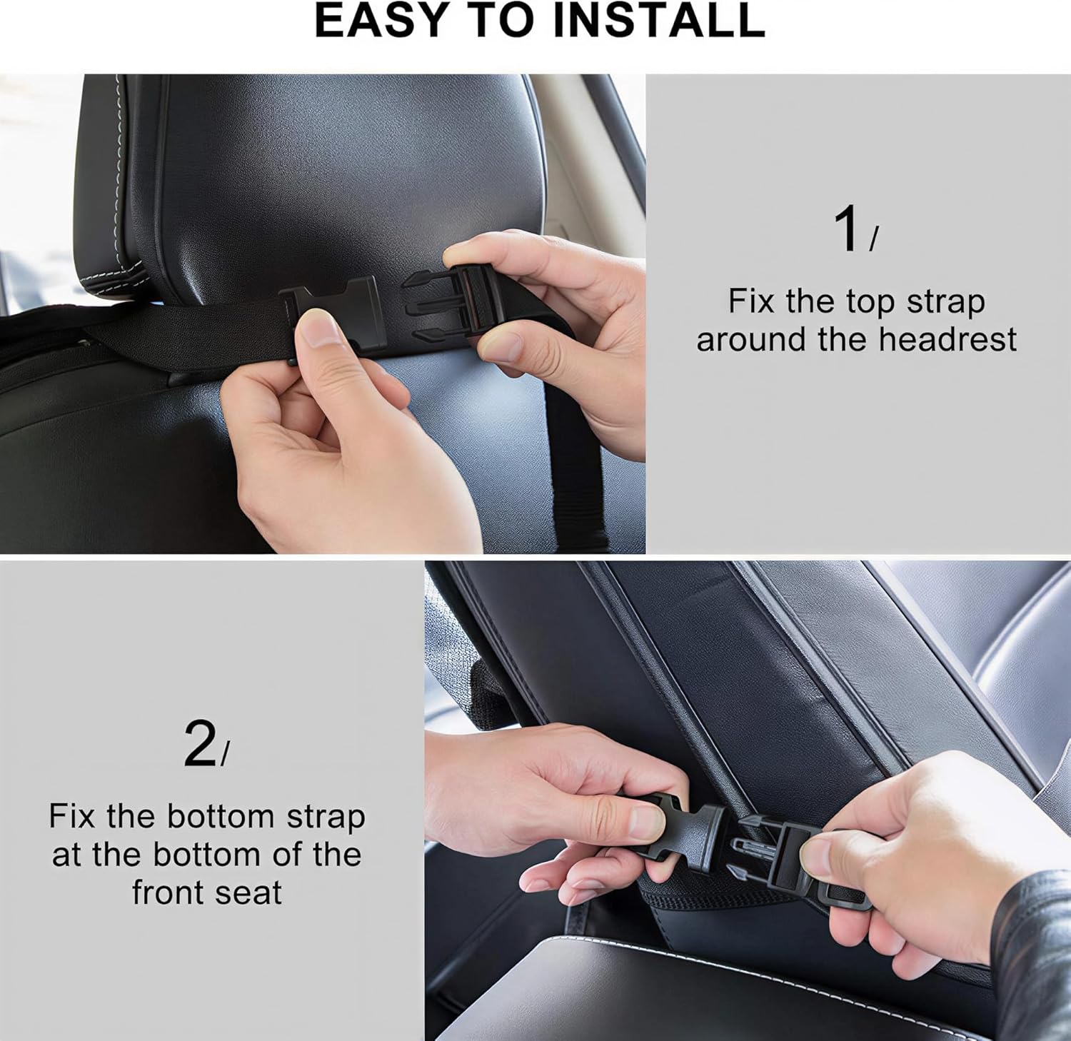 Heavy Duty Backseat Car Organizer with Tablet Holder encalife