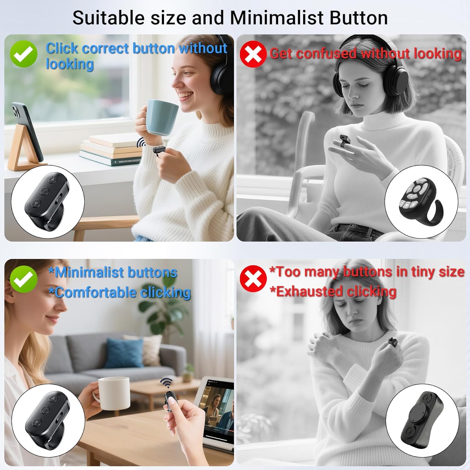 Ring E-Reader Remote for Apps and Videos encalife