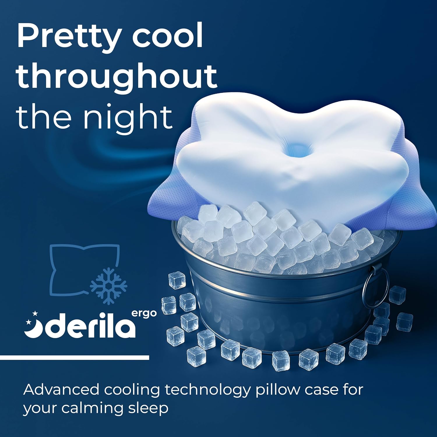 Cooling Memory Foam Pillow for Neck Support encalife