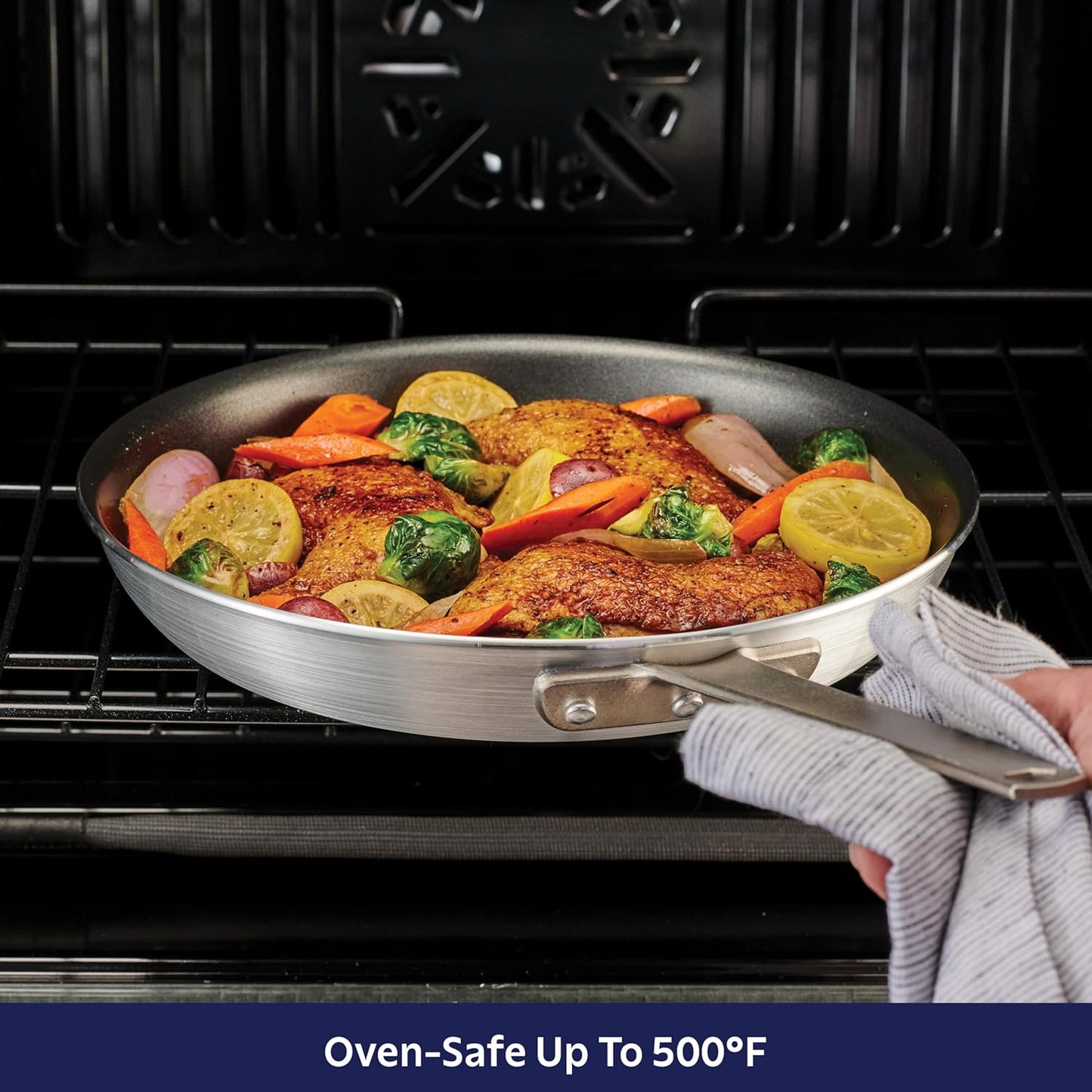 Non-Stick 14-Inch Extra Large Fry Pan encalife