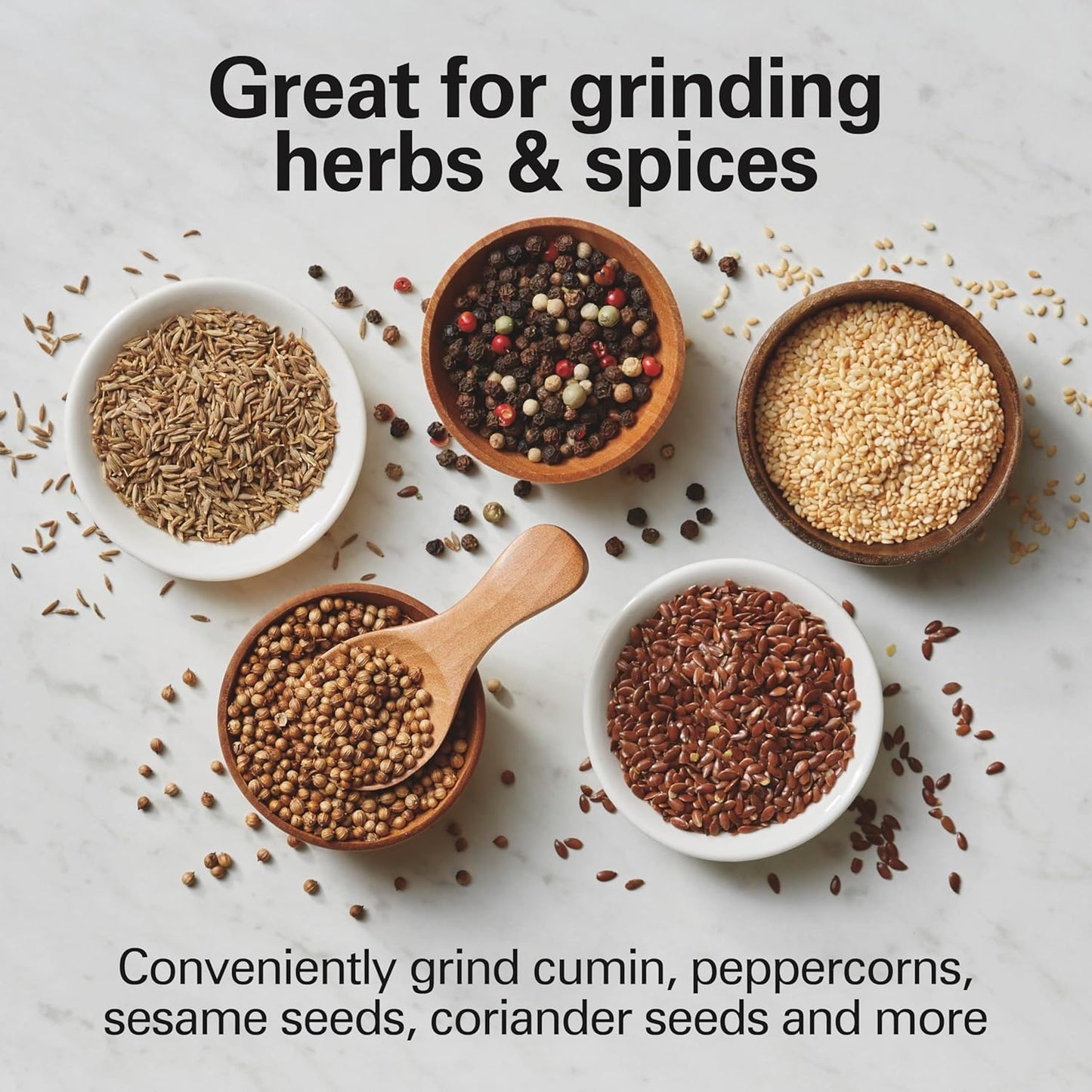 Adjustable Coffee Grinder – 4–14 Cups encalife