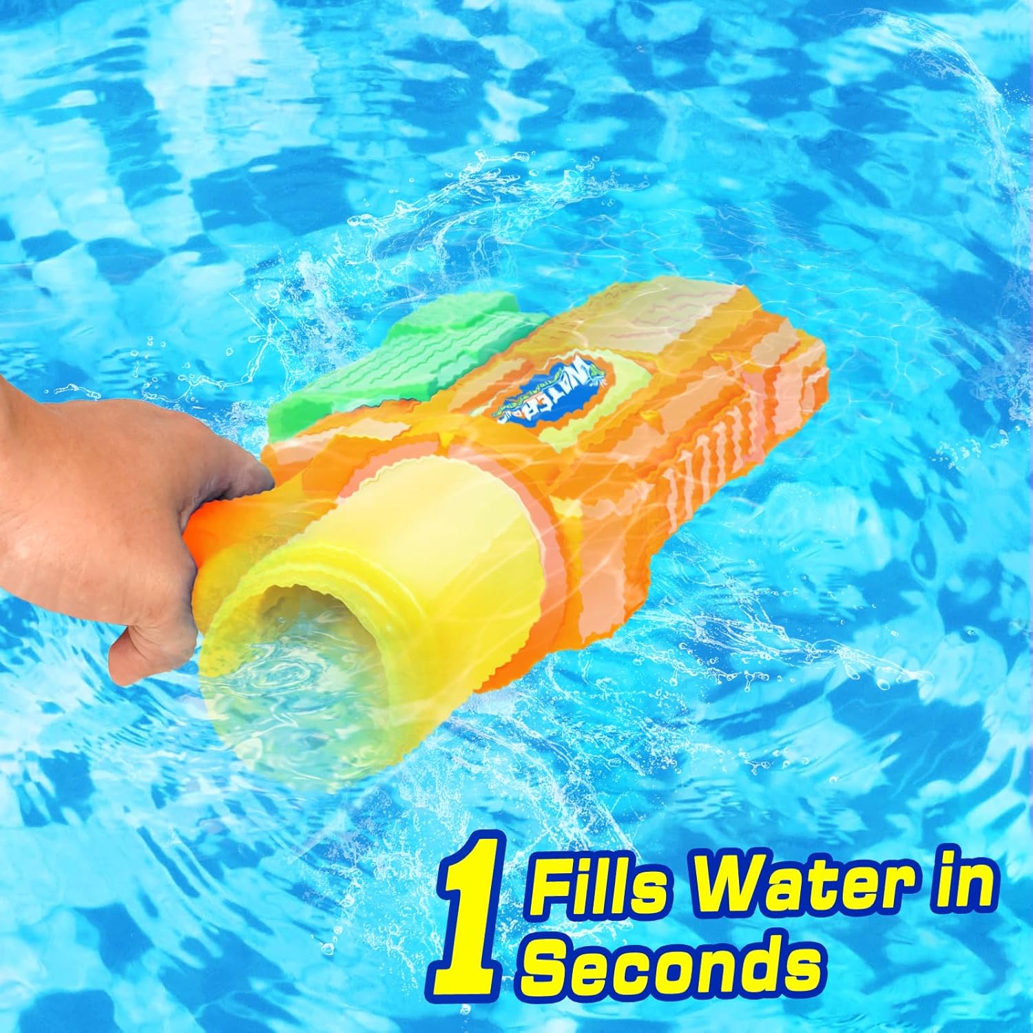 Super Water Gun I 2 Pack 1200cc High-Pressure Blasters encalife