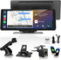 Portable Carplay Screen with 1080P rear backup camera view