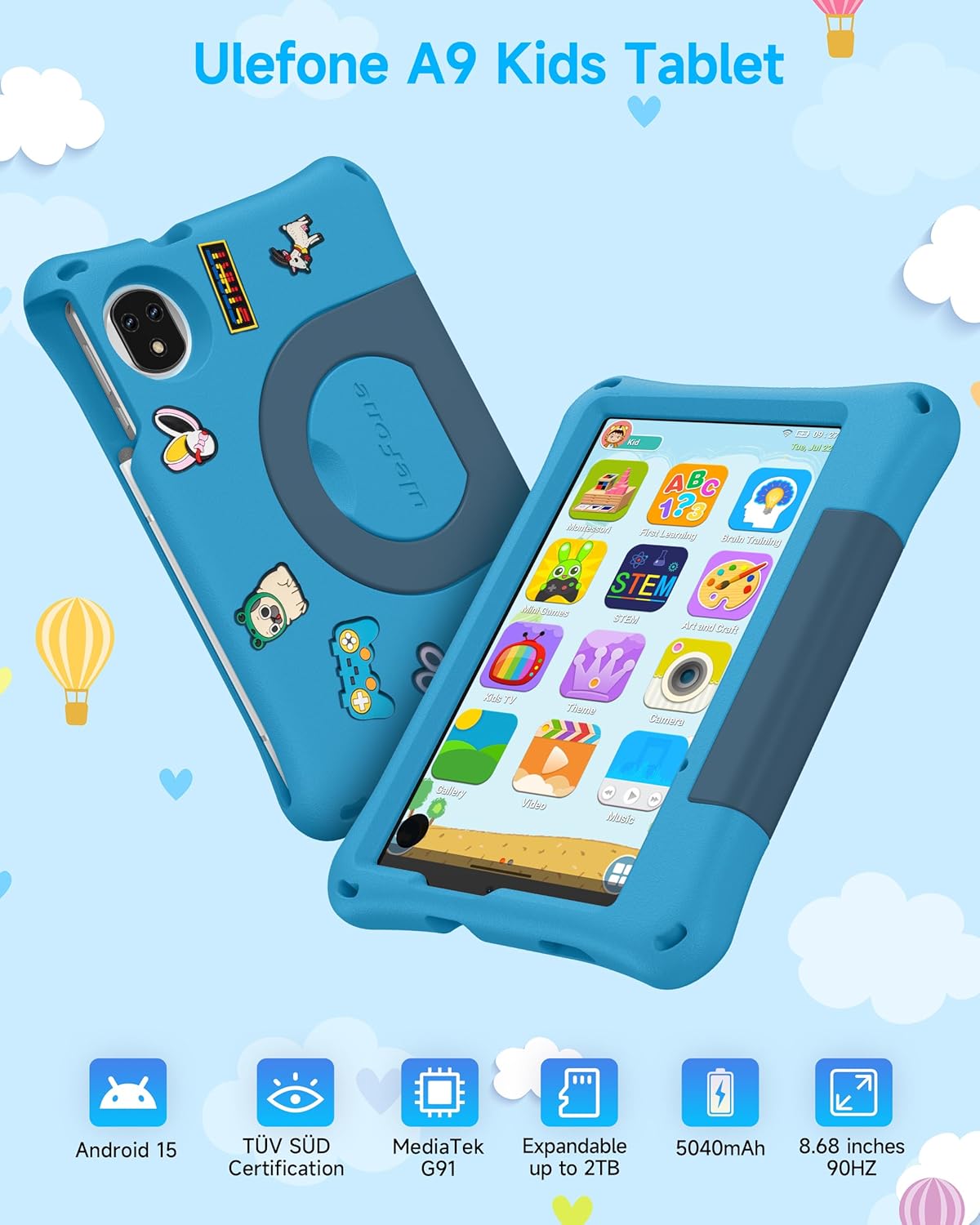 Ulefone A9 Pro I Kids Tablet with AI Learning encalife
