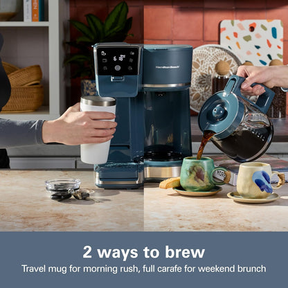 2-Way Hot Iced Single Serve Coffee Maker encalife