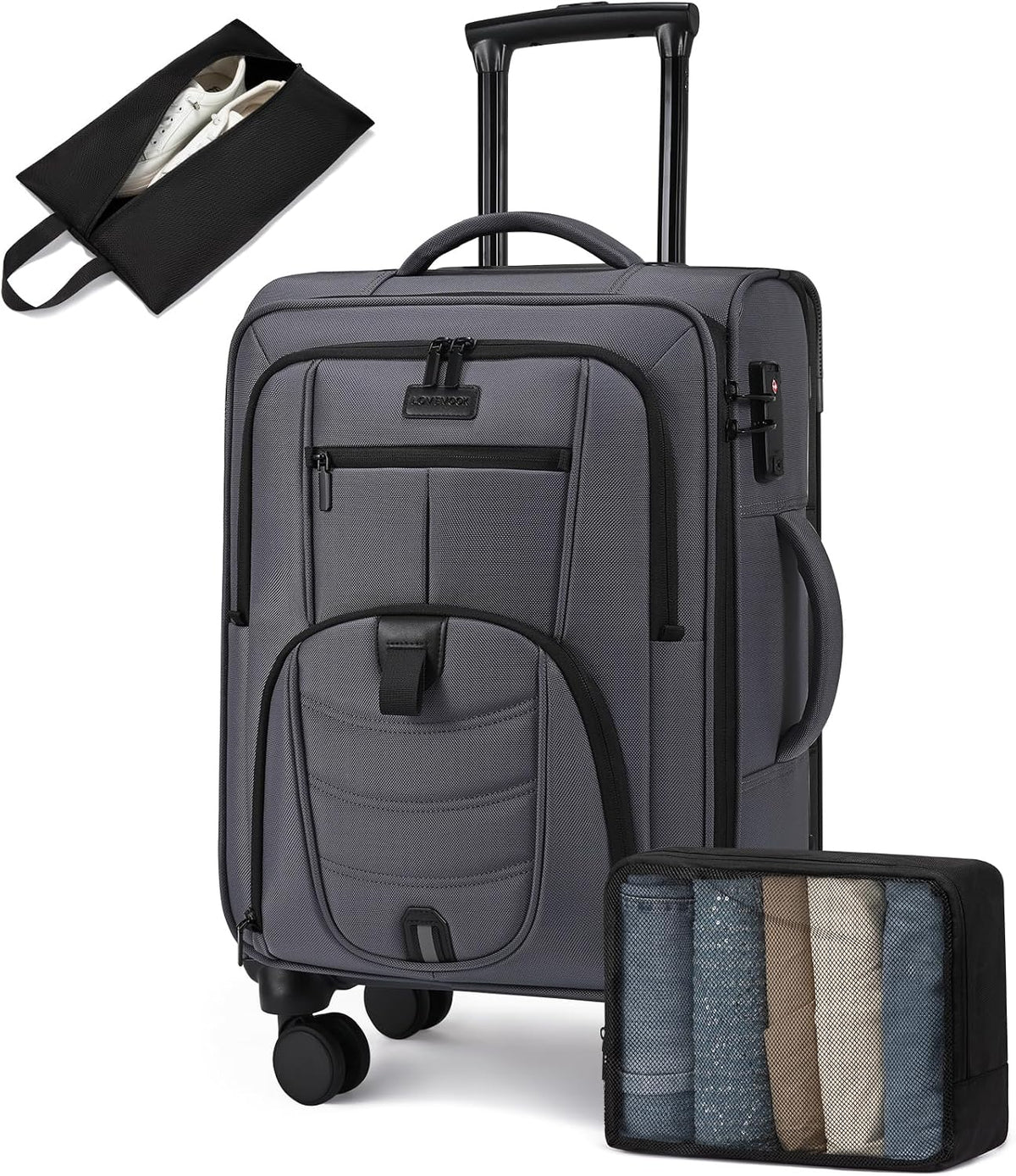 Business Carry On luggage With Laptop Compartment encalife