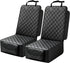 Waterproof Dog Car Seat Cover Front 2 Pack Black encalife