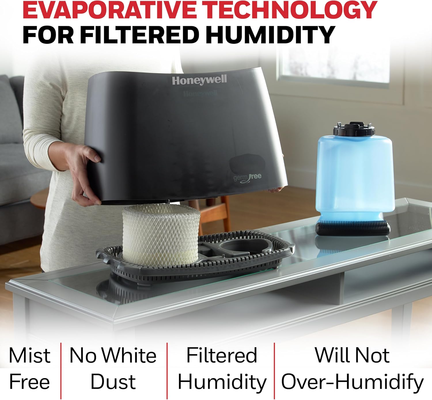 Cool Moisture Humidifier For Bedroom Quiet Comfort encalife