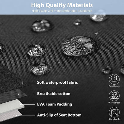 Waterproof Neoprene Front Car Seat Covers with Headrest encalife