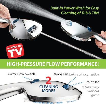 AquaCare High Pressure Handheld I Shower Head encalife