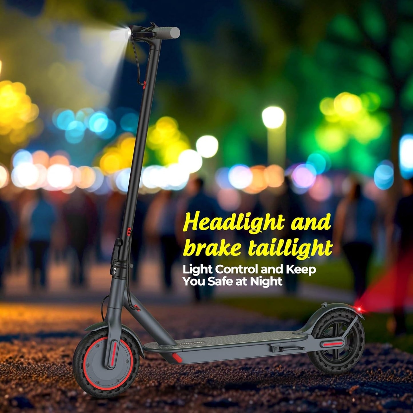 350W Electric Scooter I 19 MPH Folding Commuter E-Scooter encalife