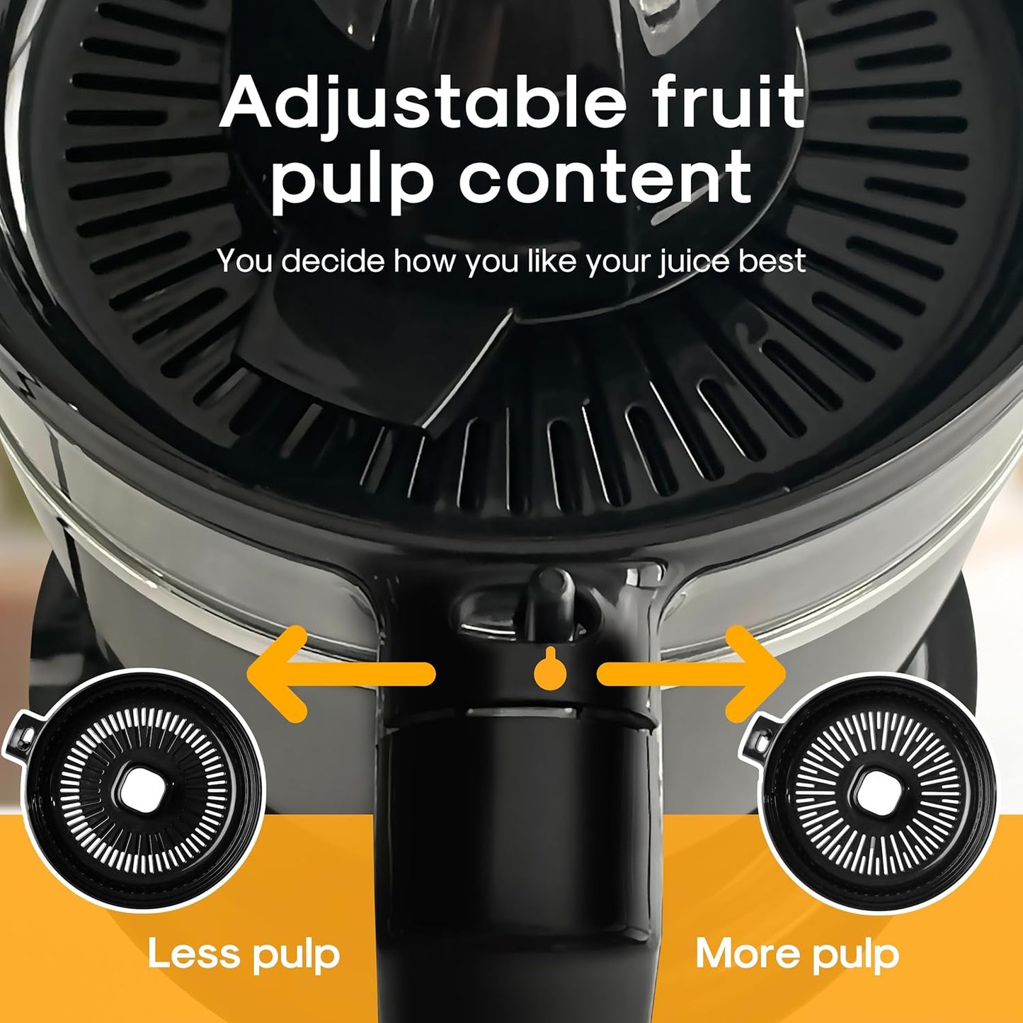 Electric Juicer Citrus | BPA-Free Orange & Lemon Juicer with Pulp Control encalife