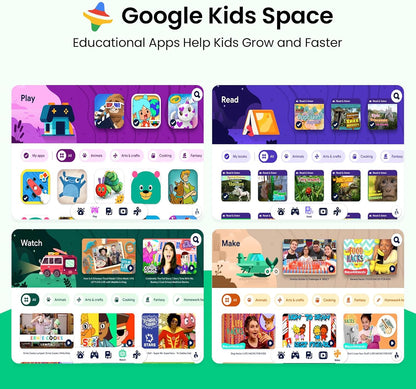 CFVOCUY 10.1” Kids Tablet I Android 15 Learning Tablet encalife