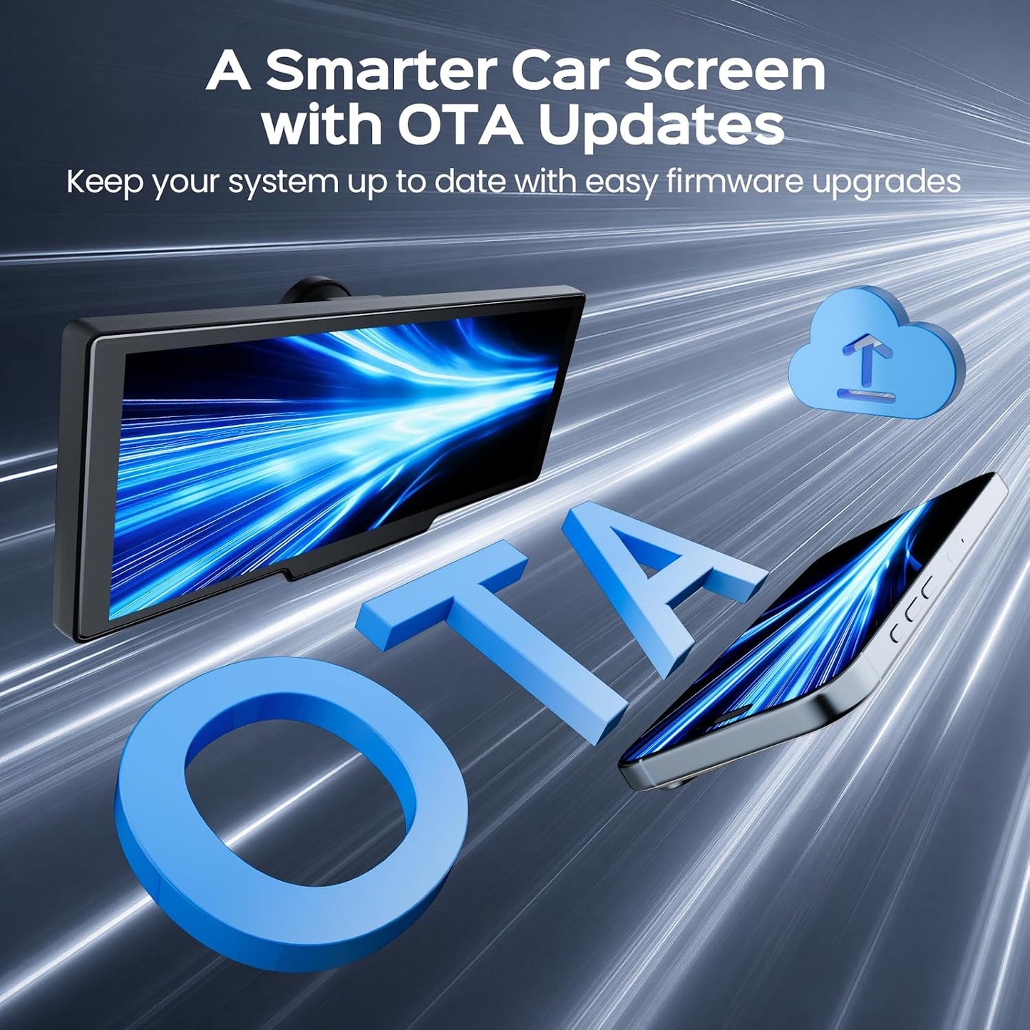 10.26 Inch Wireless Carplay Screen With Dash Cam encalife