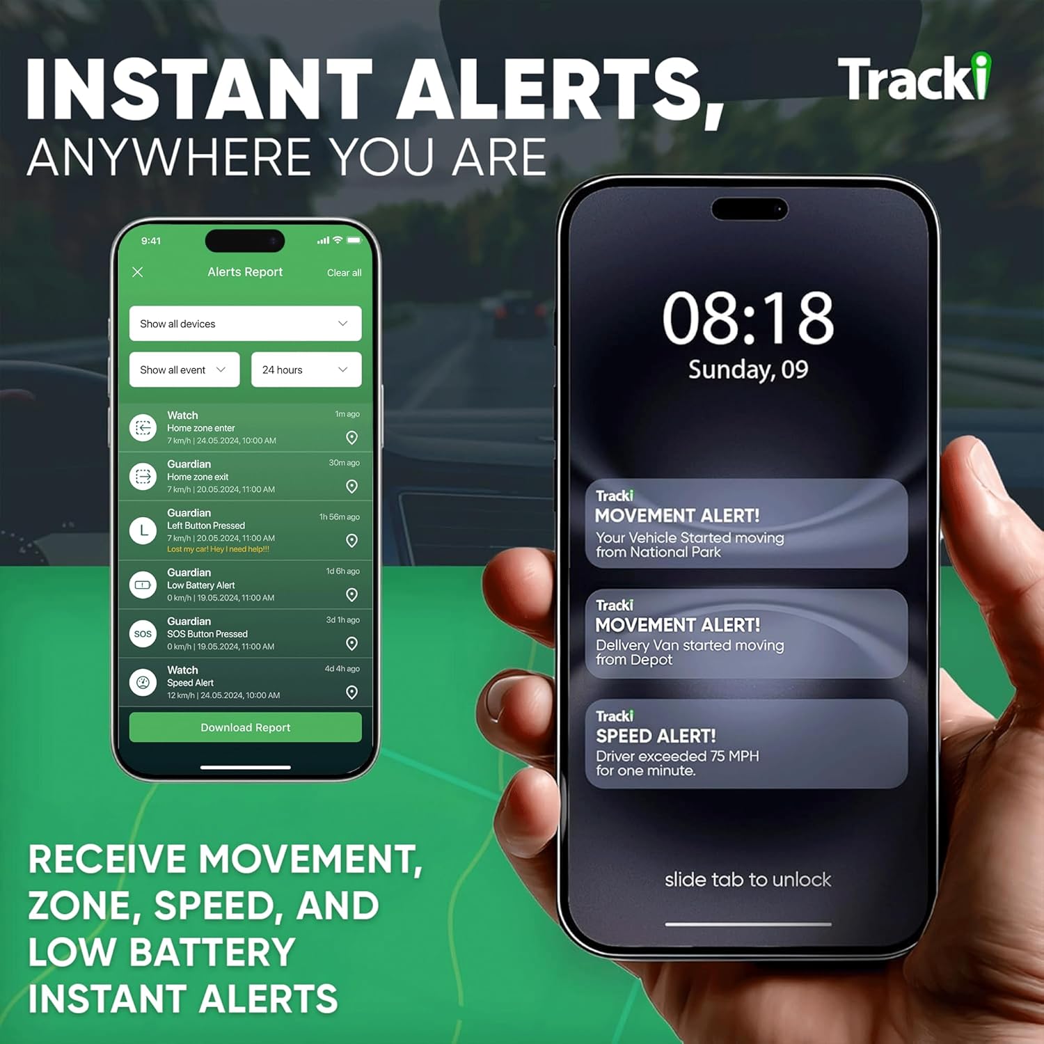 GPS Tracker Real-Time Vehicle Protection encalife