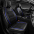 Universal Piping PU Leather Front Car Seat Covers encalife