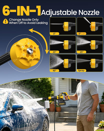 Cordless Pressure Washer 1520 PSI encalife