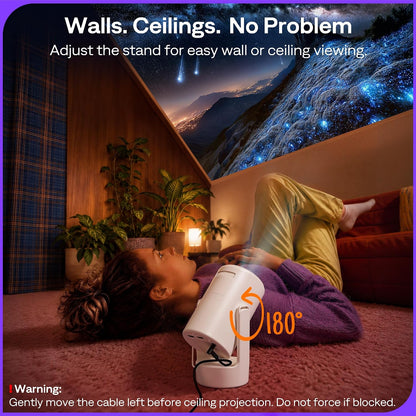 Portable Smart HD Bedroom Projector encalife