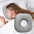 Side sleeper ear relief pillow with hollow center comfort design