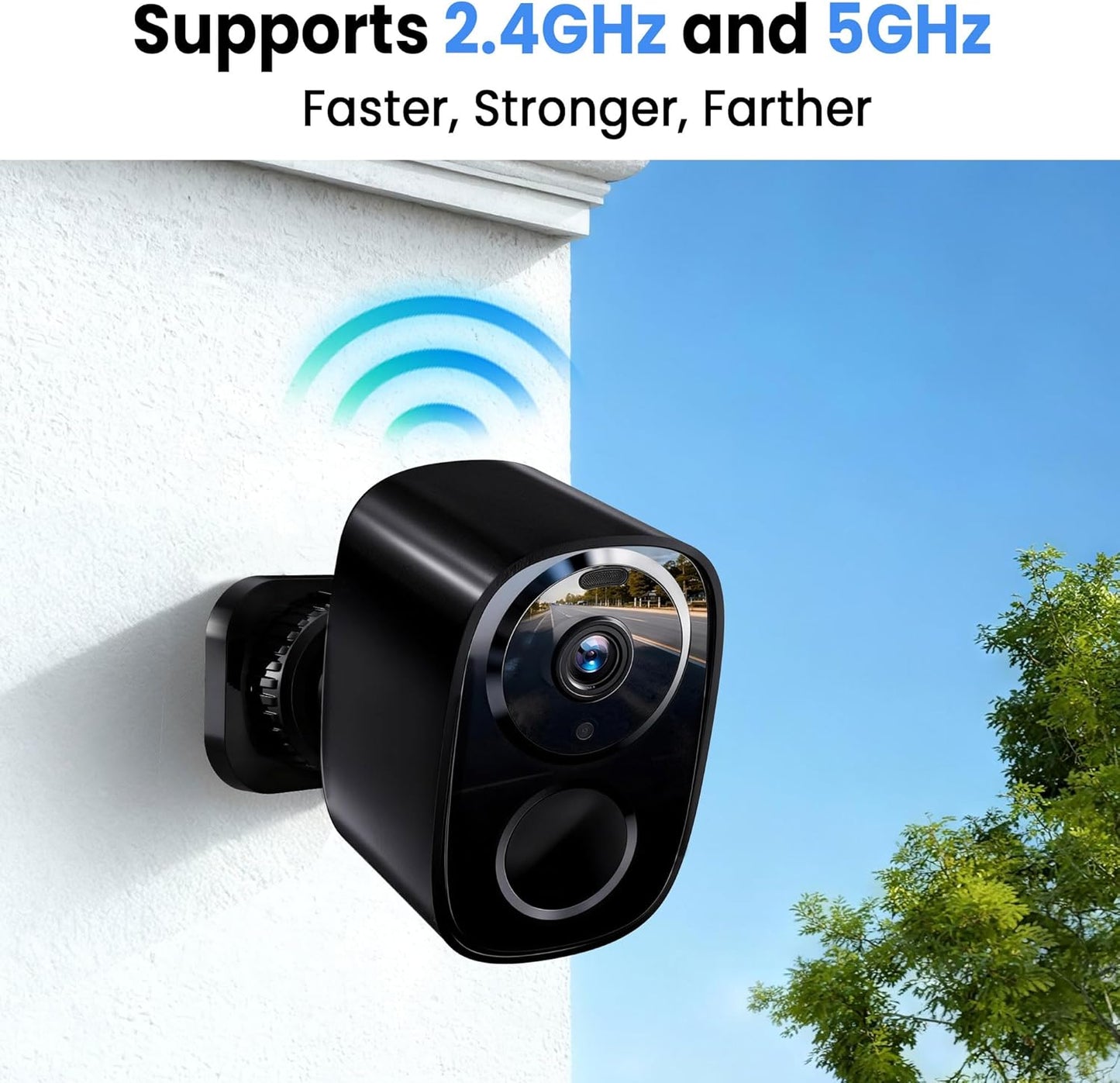 Security Camera I 2K UHD Wireless Outdoor with Night Vision encalife