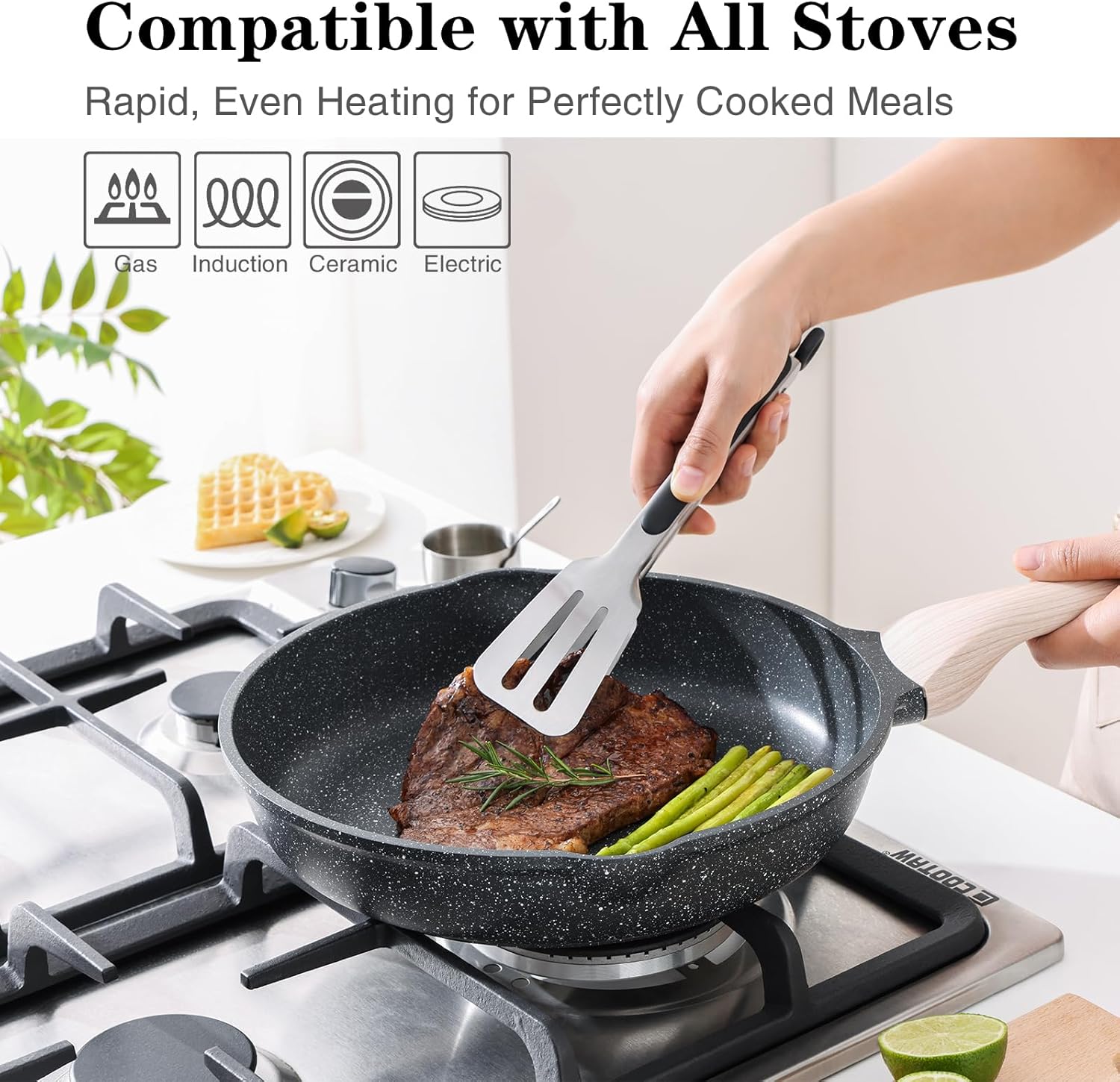 Non-Stick 8-Inch Egg Omelet Pan encalife