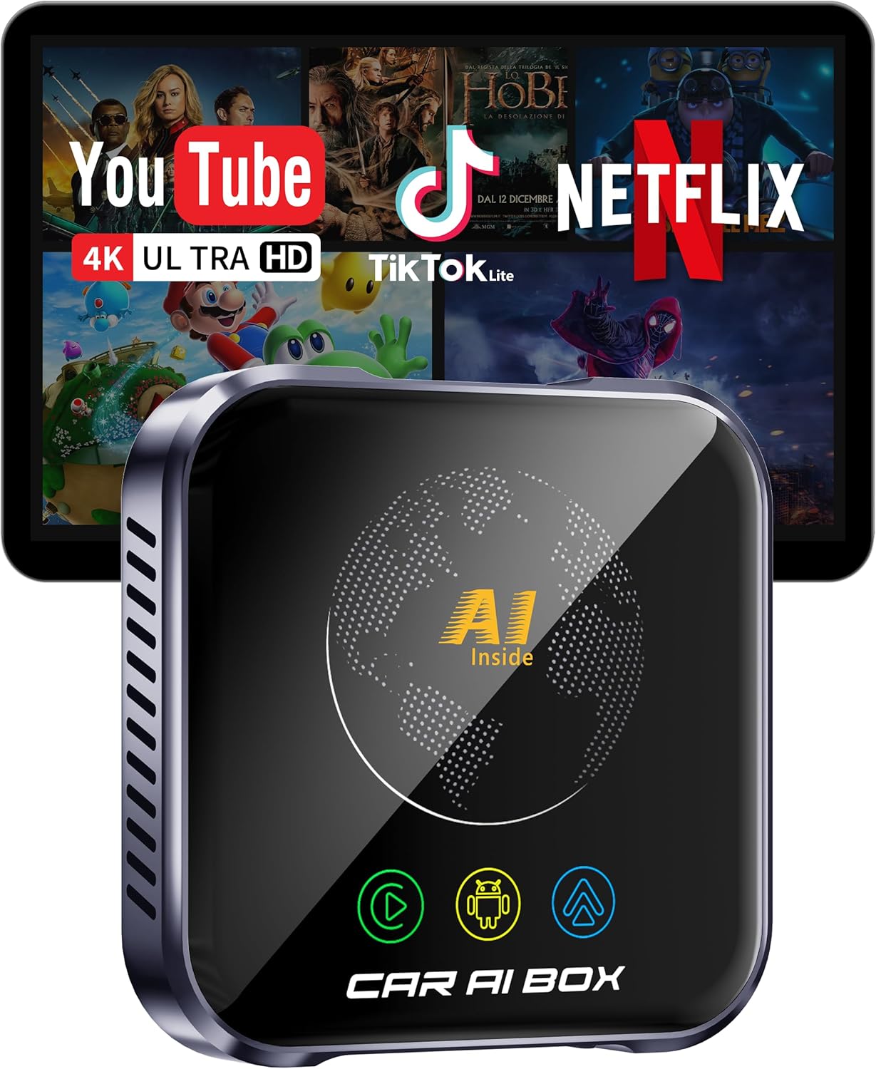Wireless Carplay Screen Adapter For Smart Cars encalife