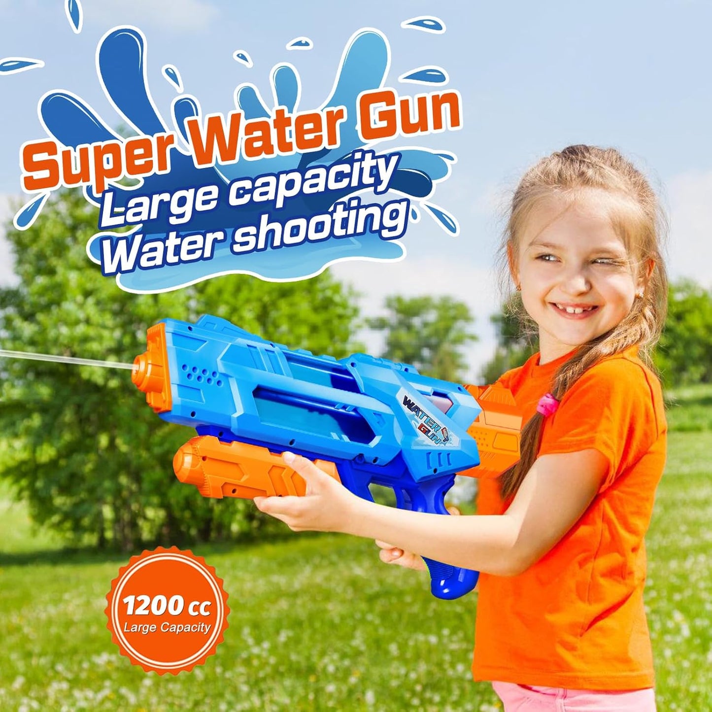 Quanquer 1200cc Water Guns I 2 Pack Super Blasters encalife