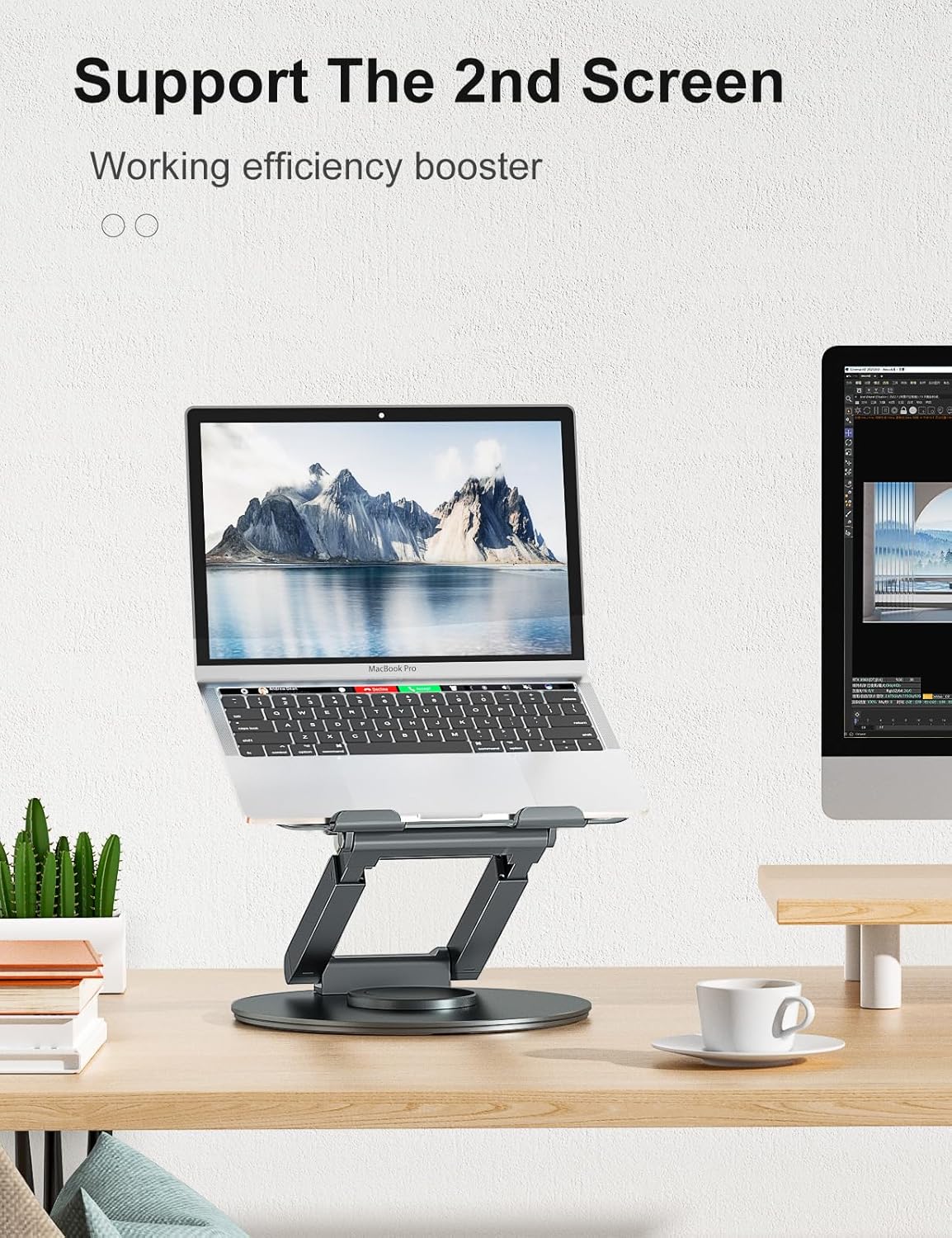 Standing Laptop Stand With Rotation encalife