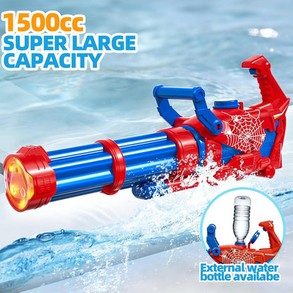 Gatling Electric Water Gun I 1500cc Automatic Water Blaster encalife