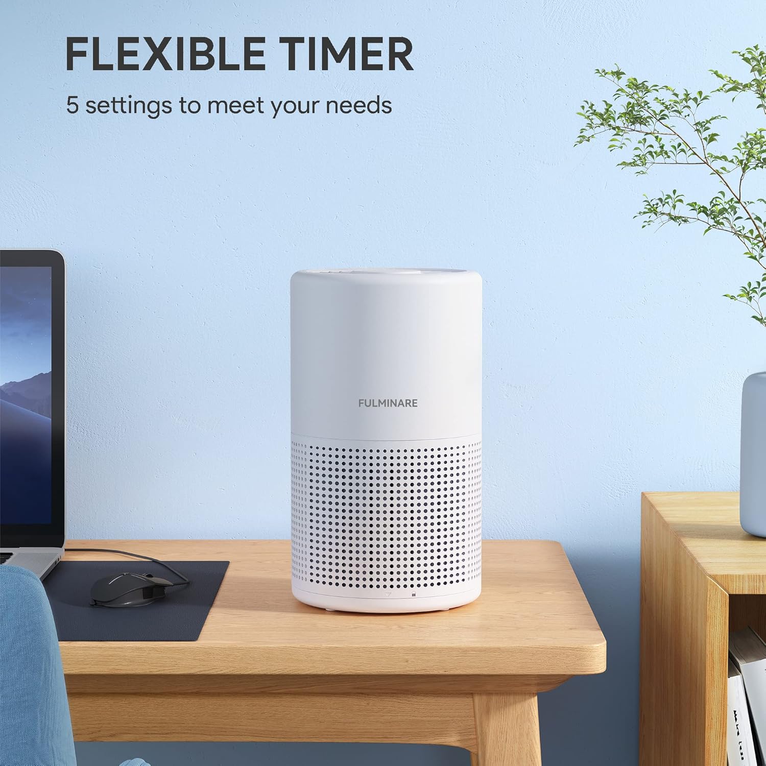 Air Purifier Bedroom HEPA | Quiet Small Portable Cleaner encalife