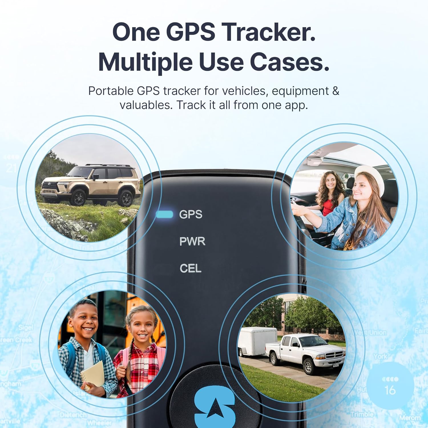 GPS Tracker Real-Time Vehicle Anti-Theft encalife
