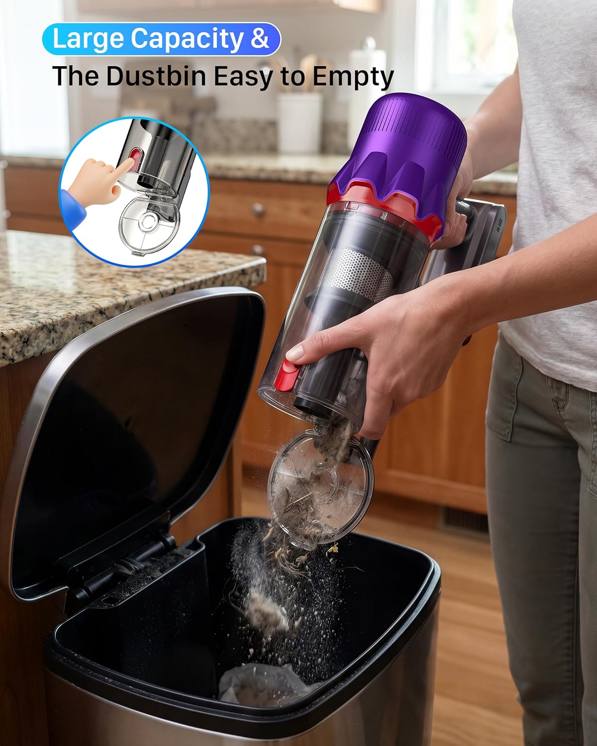 iXlion 45KPa Lightweight Cordless Vacuum Cleaner encalife