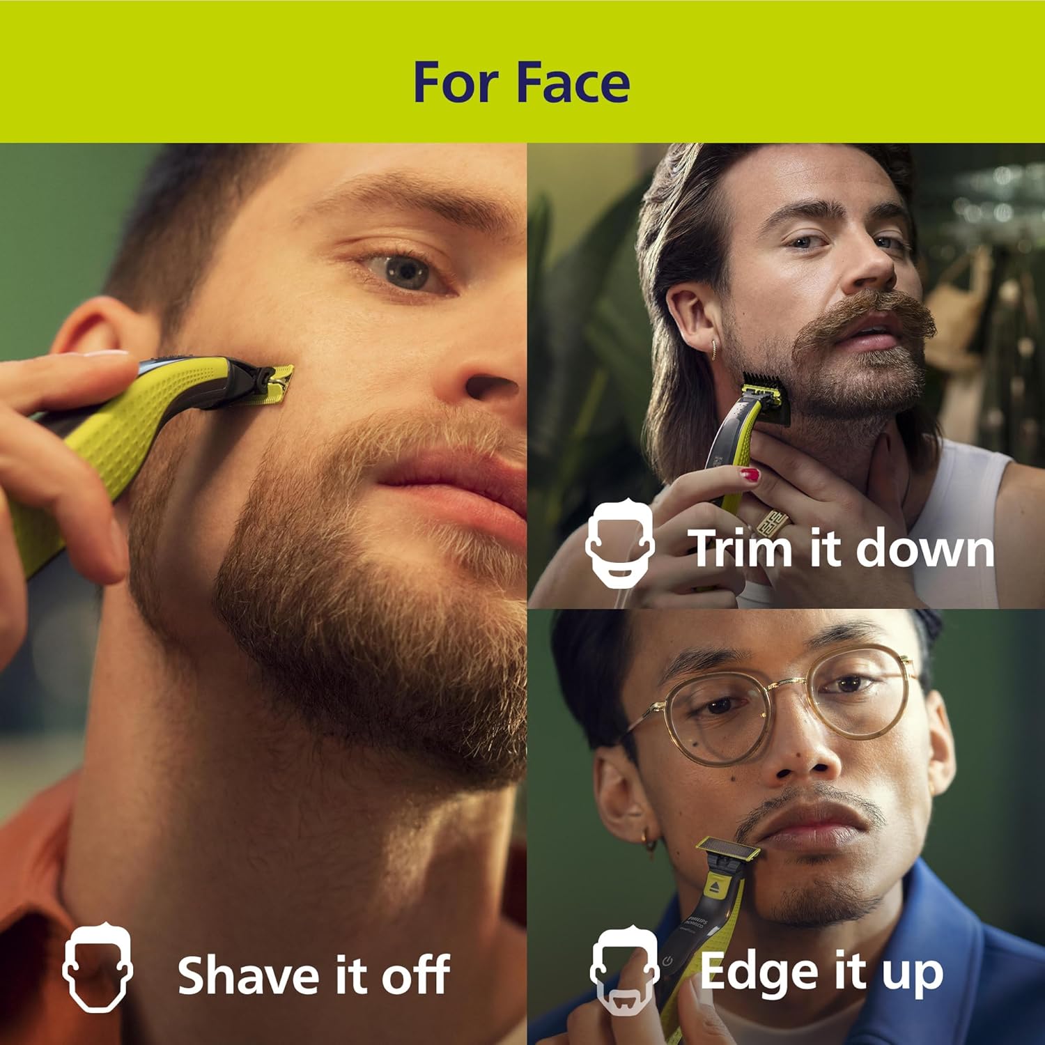 Philips OneBlade 360 Electric Razor Men Beard Trimmer Shaver encalife