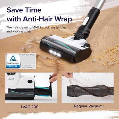 LEVOIT Lightweight Tangle Resistant Cordless Vacuum encalife