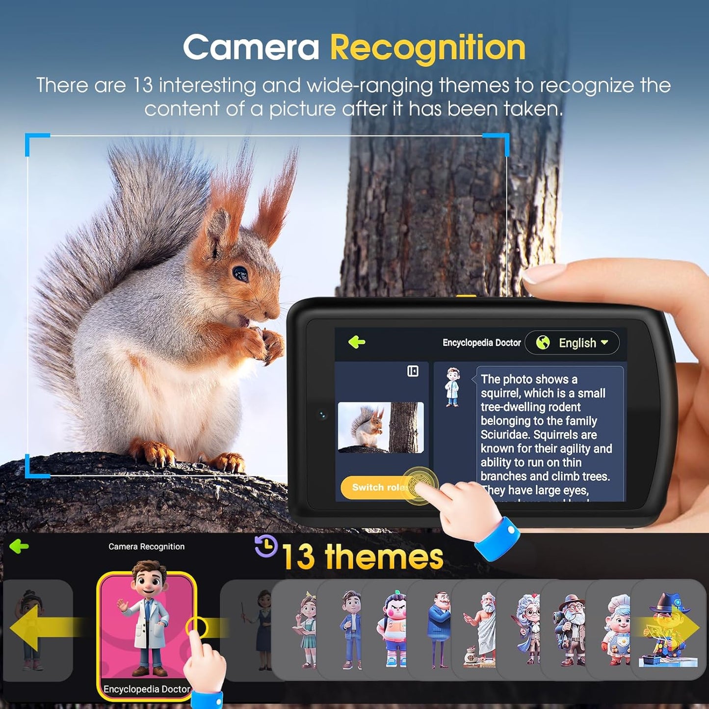 AI Digital Camera with Autofocus – Smart Dual Lens Camera for Beginners encalife