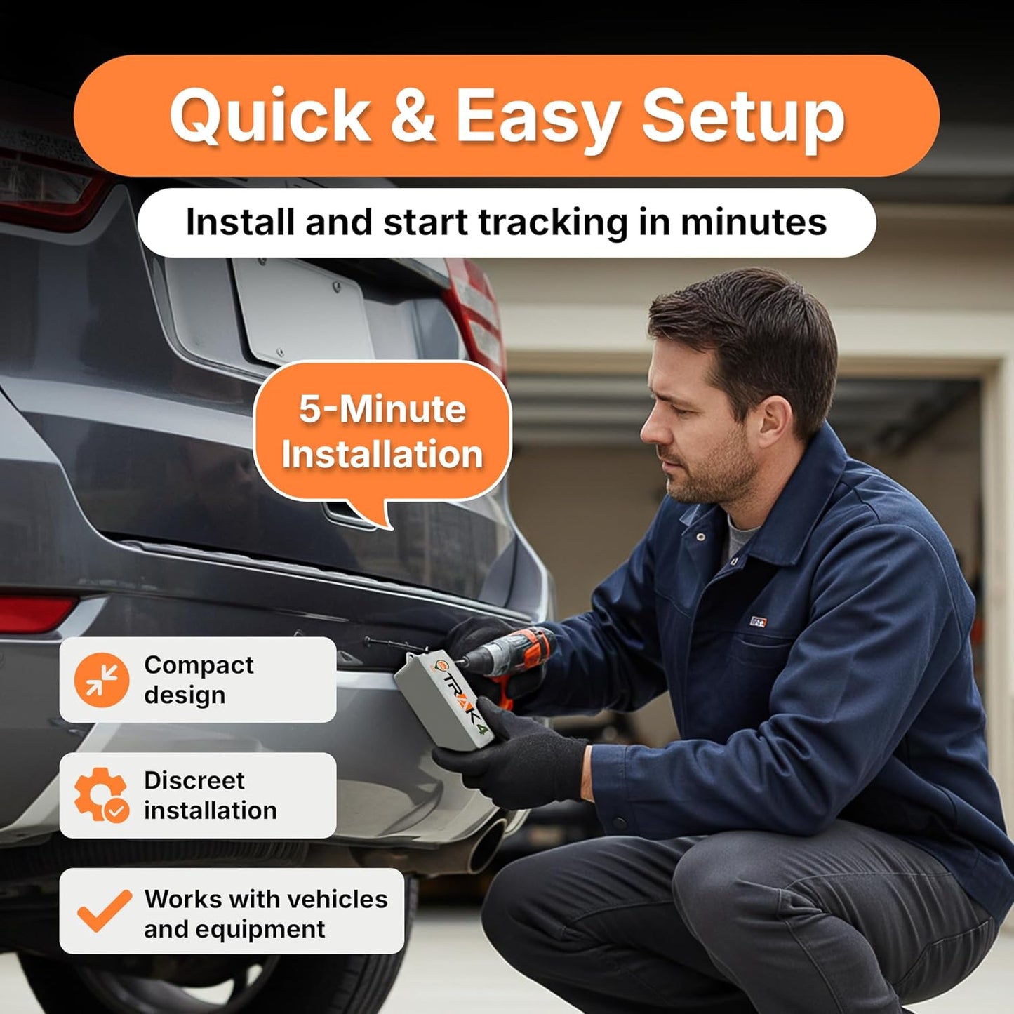 GPS Vehicle Tracker Real-Time 4G Magnetic I Waterproof Asset Tracker encalife