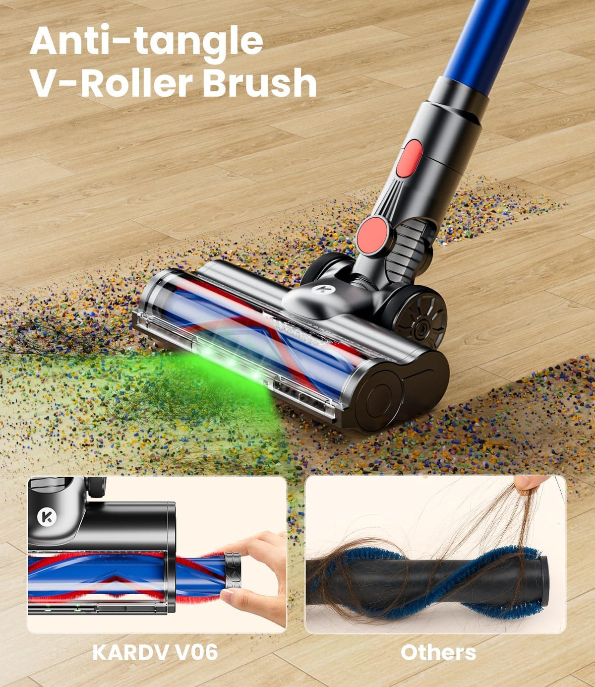 Powerful Cordless Vacuum With LED Display encalife